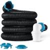 imageAmazon Basics  RV Sewer Hose 20 ft Black20FT