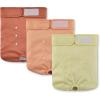 imageAmazon Basics Washable Dog Diapers Highly Absorbent Female S Size 3 Pack 151 x 109 x 021 Colors Cinnamon Peach Pale OliveXL
