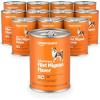 imageAmazon Basics Wet Dog Food Cuts in Gravy TBone Flavor Made with Real Chicken and Beef 132 oz can Pack of 12Cuts in gravy Filet Mignon Flavor