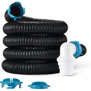 imageAmazon Basics  RV Sewer Hose 20 ft Black20FT