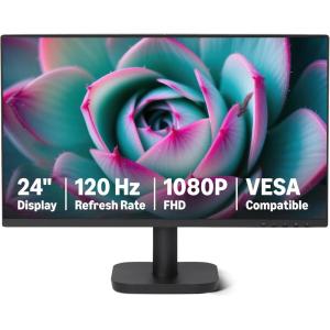 imageAmazon Basics 238inch Computer Monitor 120 Hz 1080P HDMI DP VGA VESA Compatible for OfficeHome238in
