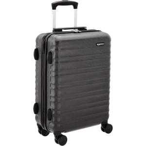 imageAmazon Basics Carry On Luggage Hardside 20inch Spinner with ScratchResistant Surface BlackBlack