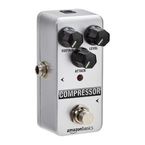 imageAmazon Basics Compressor Guitar Pedal Fully Analog Circuit SilverCompressor