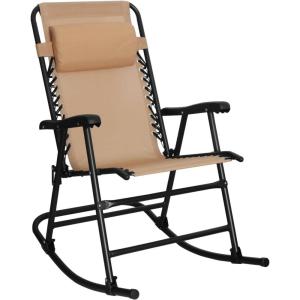 imageAmazon Basics Foldable Rocking Chair  BlueBeige