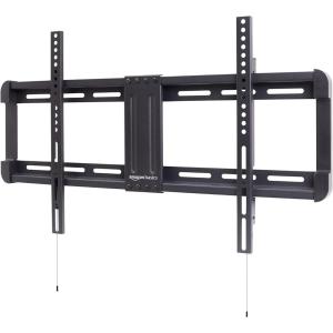 imageAmazon Basics Low Profile TV Wall Mount with Horizontal Post Installation Leveling for 32 to 86 inch TVs BlackFixed