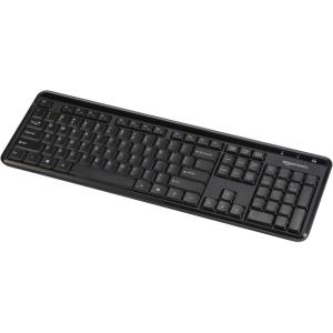 imageAmazon Basics Modern Wireless Keyboard with Numeric Keypad Compact US Layout QWERTY 24GHz BlackModern