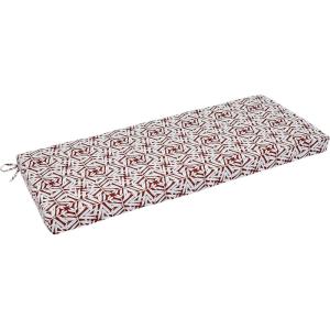 imageAmazon Basics Outdoor Patio Bench Cushion 45 x 18 x 3 Inches Red Bamboo LeafRed Bamboo Leaf