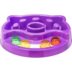 imageAmazon Basics Pet Activity Center and Feeder GreenPurple