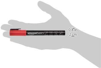 imageAmazon Basics BulletChisel Reversible Tip Liquid Chalk Markers Erasable Washable WaterBased Bold Point 8Pack Bright ColorsBright Colors