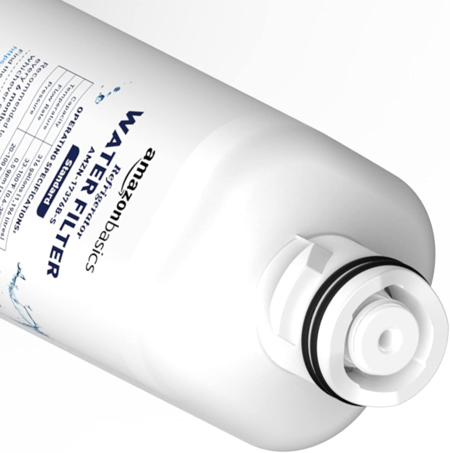 imageAmazon Basics Replacement Samsung DA9717376B HAFQINEXP Refrigerator Water Filter 3Pack Standard Filtration1Pack