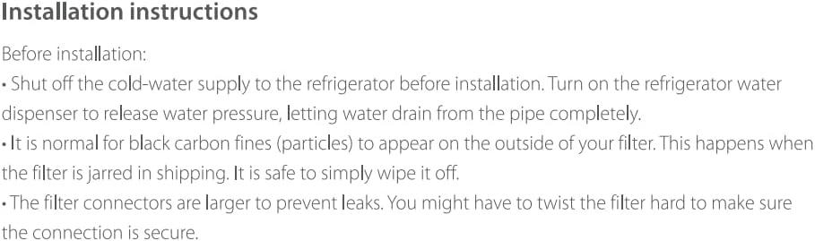 imageAmazon Basics Replacement Samsung DA9717376B HAFQINEXP Refrigerator Water Filter 3Pack Standard Filtration1Pack