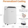 imageAmazon Basics 3In1 Portable Air Conditioner with Remote Timer Sleep Mode Auto Swing Dehumidifier 10000 BTU ASHRAE6000 BTU SACC Cools Bedroom Up to 450 Sqf White12000 BTU
