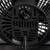 imageAmazon Basics Air Circulator Fan Desk Fan for Bedroom Home and Office With 90Degree Tilt Head 3 Speed Settings Lightweight 42 LBS 70 Watts Black 148Wx76Dx141H111W x 63D x 109H