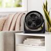 imageAmazon Basics Air Circulator Fan Desk Fan for Bedroom Home and Office With 90Degree Tilt Head 3 Speed Settings Lightweight 42 LBS 70 Watts Black 148Wx76Dx141H111W x 63D x 109H