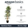 imageAmazon Basics Artificial Bamboo Plant with Plastic Planter Pot 394 Green Home Office Decor Floor Plant394 Bamboo Plant