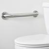 imageAmazon Basics Bathroom Handicap Safety Grab Bar 16 Inch Length 125 Inch Diameter Holds up to 500LBs ADA Compliant Stainless Steel150Inch Diameter