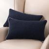 imageAmazon Basics Boucle Throw Pillow Covers for Couch Living Room Home Decor with Hidden Zipper Green 1818in Pack of 2Blue
