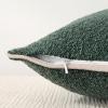 imageAmazon Basics Boucle Throw Pillow Covers for Couch Living Room Home Decor with Hidden Zipper Green 1818in Pack of 2Green