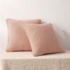 imageAmazon Basics Boucle Throw Pillow Covers for Couch Living Room Home Decor with Hidden Zipper Green 1818in Pack of 2Pink