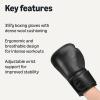 imageAmazon Basics Boxing Gloves for Men amp Women Sparring Training Muay Thai Kickboxing MMA14oz