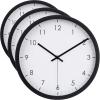 imageAmazon Basics Classic 12 Round Wall Clock Easy to Read Silent Non Ticking Battery Operated BlackBlack