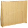 imageAmazon Basics Coat Locker 5Section with Bench Daycare Classroom Furniture Backpack Storage 13D x 54W x 48H Natural Finish Solid Pine Wood Mudroom Furniture with Hooks for Home5Section with Bench