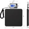 imageAmazon Basics Digital Postal Shipping Scale with Tare Function AC Adapter 65 lb Capacity 01 oz Readability LCD Display Black440 lb