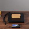 imageAmazon Basics Digital Postal Shipping Scale with Tare Function AC Adapter 65 lb Capacity 01 oz Readability LCD Display Black660 lb