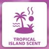imageAmazon Basics Extra Strong amp Flex Tall Kitchen Drawstring Trash Bags Tropical Island Scent 13 Gallon 40 CountTropical Island