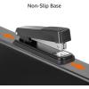 imageAmazon Basics FullStrip Metal Office Desktop Stapler 20 Sheet Capacity NonSlip Black 3Pack3 Count 1 Pack