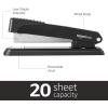 imageAmazon Basics FullStrip Metal Office Desktop Stapler 20 Sheet Capacity NonSlip Black 3Pack36 Count 12 Pack