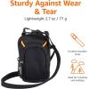 imageAmazon Basics Large Point and Shoot Padded Camera Case with Adjustable Shoulder Strap Belt Loop Interior Dimension 52 x 32 x 1 inches BlackMedium