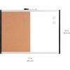 imageAmazon Basics Magnetic Dry Erase Whiteboard amp Cork Board Combo Wall Mounted for Home Office and Classroom Aluminum Frame 36 x 24 WhiteYellowWhite yellow