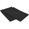 imageAmazon Basics Standard Microfiber Pillow Cases Lightweight Super Soft Easy Care Navy Blue 20 x 30 Set of 2 Pillows Not IncludedBlack