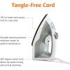 imageAmazon Basics Steam Iron for Clothes with Safety Auto ShutOff Handheld Garment Steamer Wrinkle Remover Stainless Steel Soleplate AntiDrip 1700Watt 162ft Gray131ft