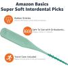 imageAmazon Basics Super Soft Interdental Picks for Plaque Remover and Teeth Cleaning Easy to Use with Travel Case Included 100 Count