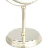 imageAmazon Basics Tabletop Magnifying Vanity Round Mirror with Clear Reflection 1X5X Magnification Iron Frame 72 x 492 Gold72L x 49W