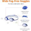 imageAmazon Basics Unisex Swim GogglesBlue