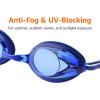 imageAmazon Basics Unisex Swim GogglesBlue