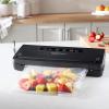 imageAmazon Basics Vacuum Sealer Machine for Food Preservation with DryMoist Mode Builtin Cutter and Air Suction Hose BlackBlack