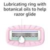 imageAmazon Basics Womens 4 Blade Razor with Pivoting Head for Close Shave Moisturizing Surround Fits AmazonBasics amp Venus Handles Includes 1 Handle 2 Cartridges amp 1 Shower Hanger PinkHandle  2 Refills