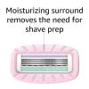 imageAmazon Basics Womens 4 Blade Razor with Pivoting Head for Close Shave Moisturizing Surround Fits AmazonBasics amp Venus Handles Includes 1 Handle 2 Cartridges amp 1 Shower Hanger PinkHandle  2 Refills