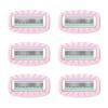 imageAmazon Basics Womens 4 Blade Razor with Pivoting Head for Close Shave Moisturizing Surround Fits AmazonBasics amp Venus Handles Includes 1 Handle 2 Cartridges amp 1 Shower Hanger Pink6 Refills