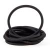 imageAmazon Basics XL amp Extra Thick No Damage Elastics for Thick Hair Ponytail Holders Black Pack of 9Black