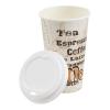 imageAmazon Basics to Go Hot Paper Coffee Cups with Lids 12 oz Caf Design Disposable 100CountSolid  16oz