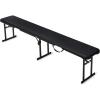 imageAmazon Basics 6ft Folding Bench for Indoor amp Outdoor Use with Carrying Handle BlackBlack