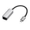 imageAmazon Basics Aluminum USBC to RJ45 Gigabit Ethernet Adapter Portable Fast Network Grey 207 x 081 x 06 inches