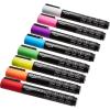 imageAmazon Basics BulletChisel Reversible Tip Liquid Chalk Markers Erasable Washable WaterBased Bold Point 8Pack Bright ColorsBright Colors