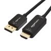 imageAmazon Basics DisplayPort to HDMI Cable UniDirectional Computer to Screen Video and Audio 1080p 1920x1200 4K60Hz 3 ft GoldPlated Plug BlackBlack
