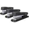 imageAmazon Basics FullStrip Metal Office Desktop Stapler 20 Sheet Capacity NonSlip Black 3Pack3 Count 1 Pack